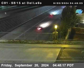 SB 15 at Del Lago bridge