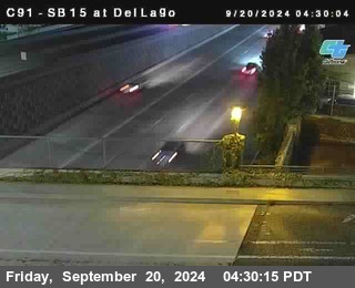 SB 15 at Del Lago bridge