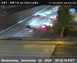 SB 15 at Del Lago bridge