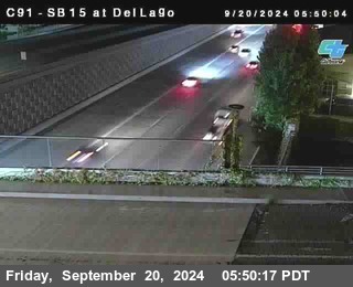 SB 15 at Del Lago bridge