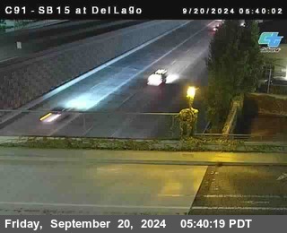 SB 15 at Del Lago bridge