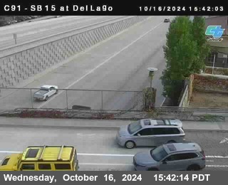 SB 15 at Del Lago bridge