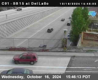 SB 15 at Del Lago bridge