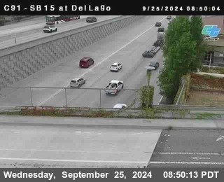 SB 15 at Del Lago bridge