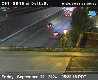 SB 15 at Del Lago bridge