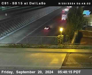 SB 15 at Del Lago bridge