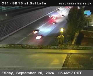 SB 15 at Del Lago bridge