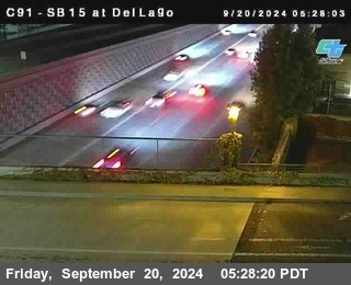 SB 15 at Del Lago bridge