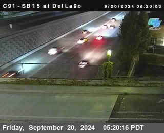 SB 15 at Del Lago bridge