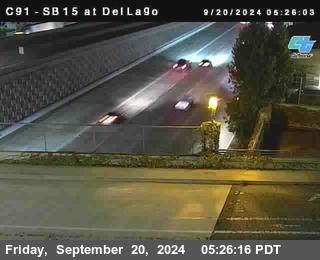 SB 15 at Del Lago bridge