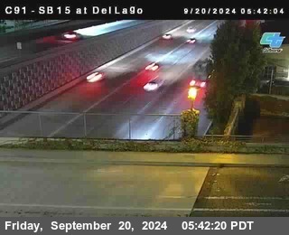 SB 15 at Del Lago bridge