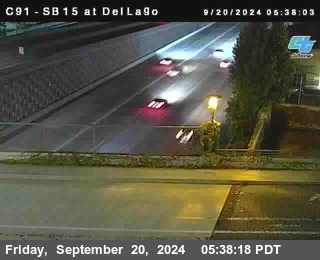 SB 15 at Del Lago bridge