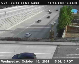 SB 15 at Del Lago bridge