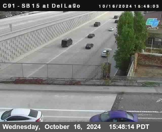 SB 15 at Del Lago bridge