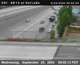 SB 15 at Del Lago bridge