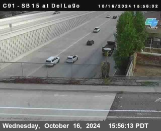 SB 15 at Del Lago bridge