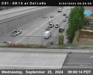 SB 15 at Del Lago bridge