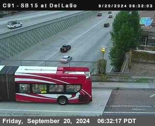 SB 15 at Del Lago bridge