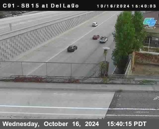 SB 15 at Del Lago bridge