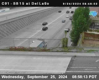 SB 15 at Del Lago bridge