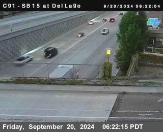 SB 15 at Del Lago bridge