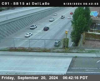 SB 15 at Del Lago bridge