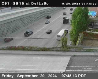 SB 15 at Del Lago bridge