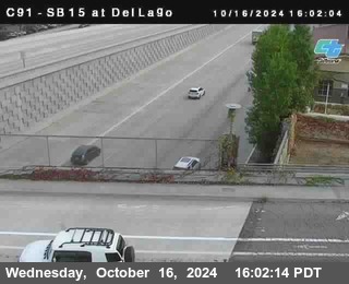 SB 15 at Del Lago bridge