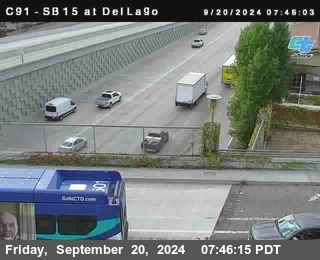 SB 15 at Del Lago bridge