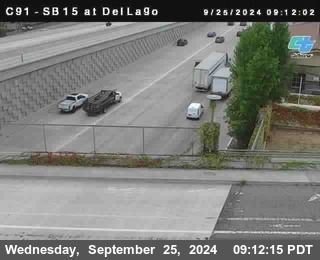 SB 15 at Del Lago bridge