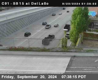 SB 15 at Del Lago bridge