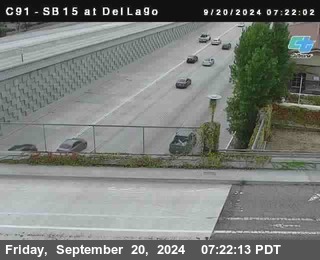 SB 15 at Del Lago bridge