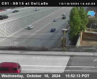 SB 15 at Del Lago bridge