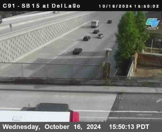 SB 15 at Del Lago bridge