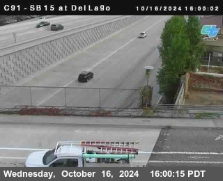 SB 15 at Del Lago bridge