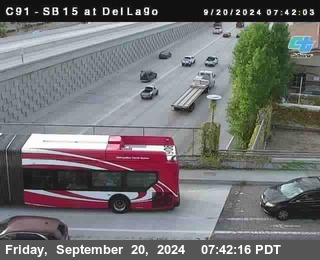 SB 15 at Del Lago bridge