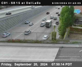 SB 15 at Del Lago bridge