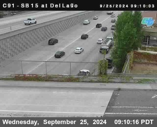 SB 15 at Del Lago bridge