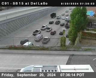 SB 15 at Del Lago bridge