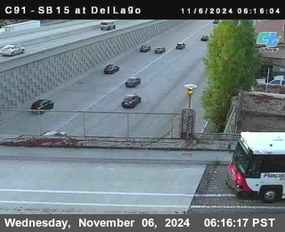 SB 15 at Del Lago bridge