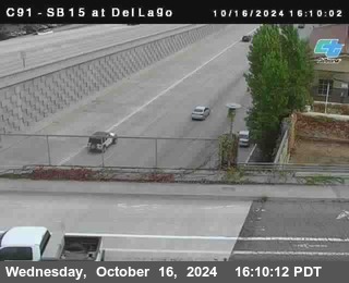 SB 15 at Del Lago bridge