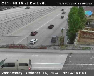 SB 15 at Del Lago bridge