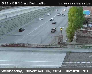 SB 15 at Del Lago bridge