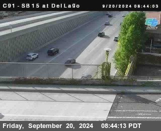 SB 15 at Del Lago bridge