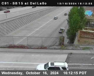 SB 15 at Del Lago bridge