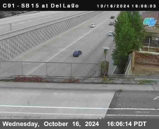 SB 15 at Del Lago bridge