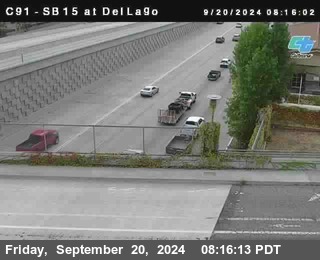 SB 15 at Del Lago bridge