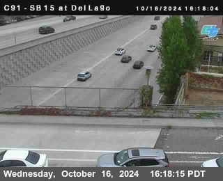 SB 15 at Del Lago bridge