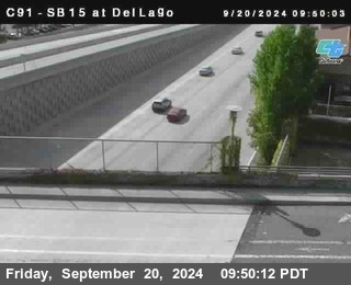 SB 15 at Del Lago bridge