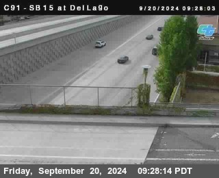 SB 15 at Del Lago bridge